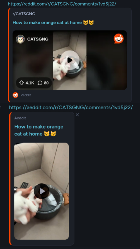 A post — reddit.com vs aeddit.com